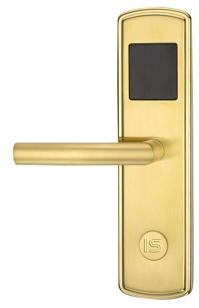 Электронные дверные замки Электронный замок IS8006A-G (золото)