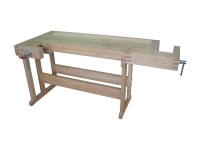 Верстак деревянный с усиленным подверстачьем Люкс+ (бук)