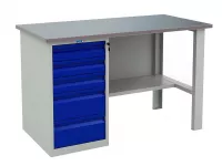 Эргономичный верстак PROFI (№401) WT140.WD5/F1.000
