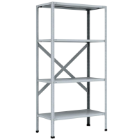 Стеллаж складской МС-900 2000x1000x500 (4 полки - нагрузка 200 кг)
