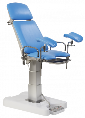 Кресло гинекологическое КГэ-«МСК» с регулированием высоты, спинки и сидения электроприводами (код МСК-3415)