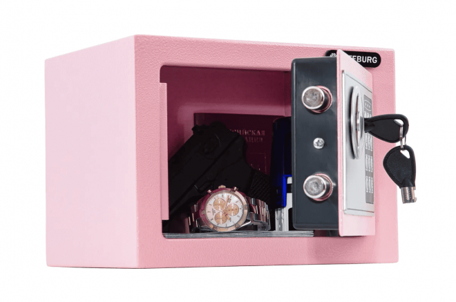Сейф SAFEBURG SB-170 розовый