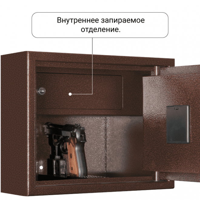 Сейф с электронным замком AGATE AS 3038TEL Сейф с электронным замком AGATE AS 3038TEL