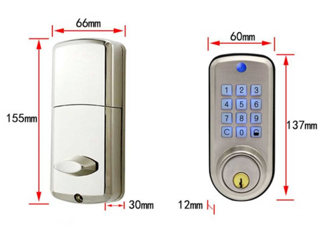 Цифровой электронный дверной замок SAFEBURG SMART-1320С