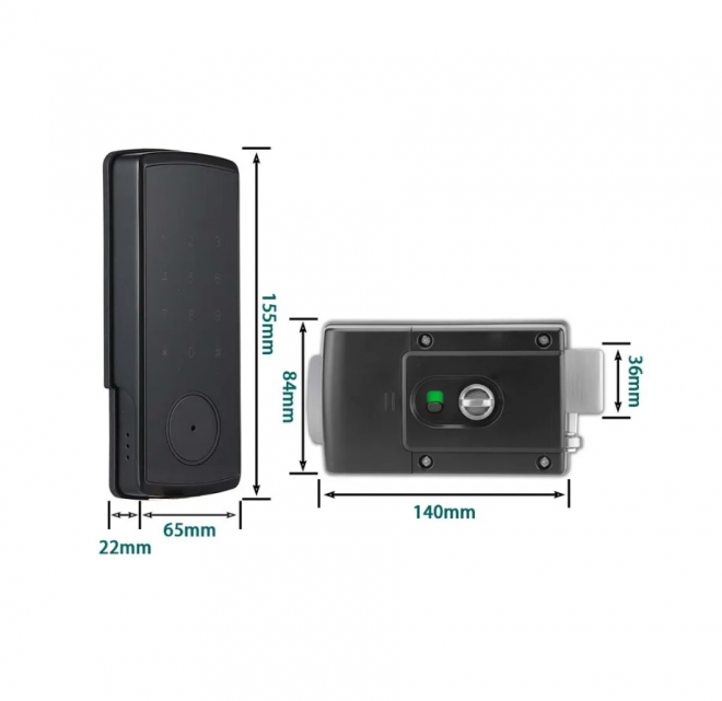 Умный электронный дверной замок SAFEBURG SMART H3