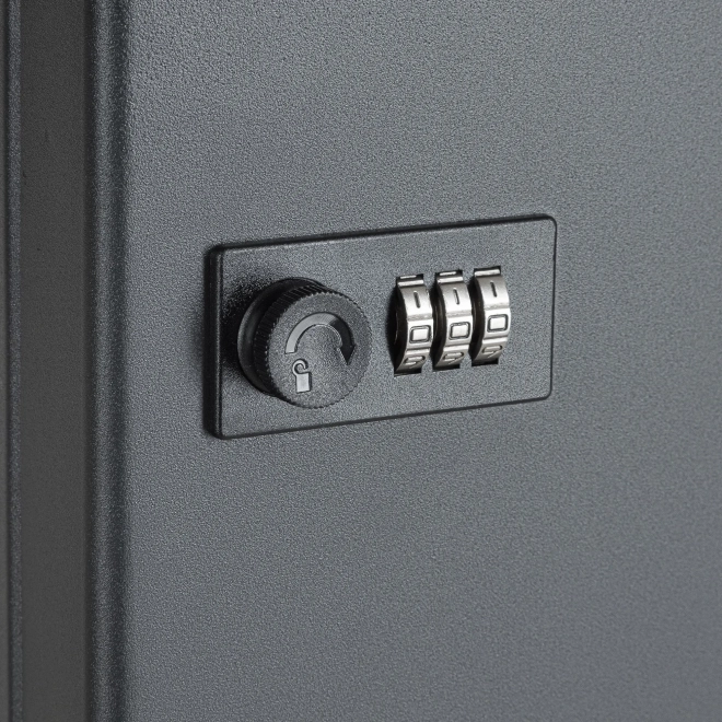 Ключница настенная металлическая с кодовым замком SAFEBURG Key-24 Black Ключница настенная металлическая с кодовым замком SAFEBURG Key-24 Black