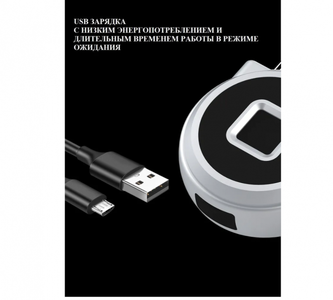 Умный навесной биометрический электронный замок SAFEBURG SMART Padlock 1960