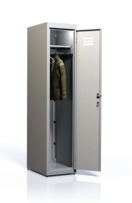 Односекционный гардеробный металлический шкаф DION GARDI 400