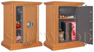 Элитный сейф второго класса в дереве Safewood 278T EL Flock.